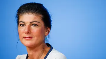 Sahra Wagenknecht, bei einem Auftritt Sahra Wagenknecht, bei einem Auftritt