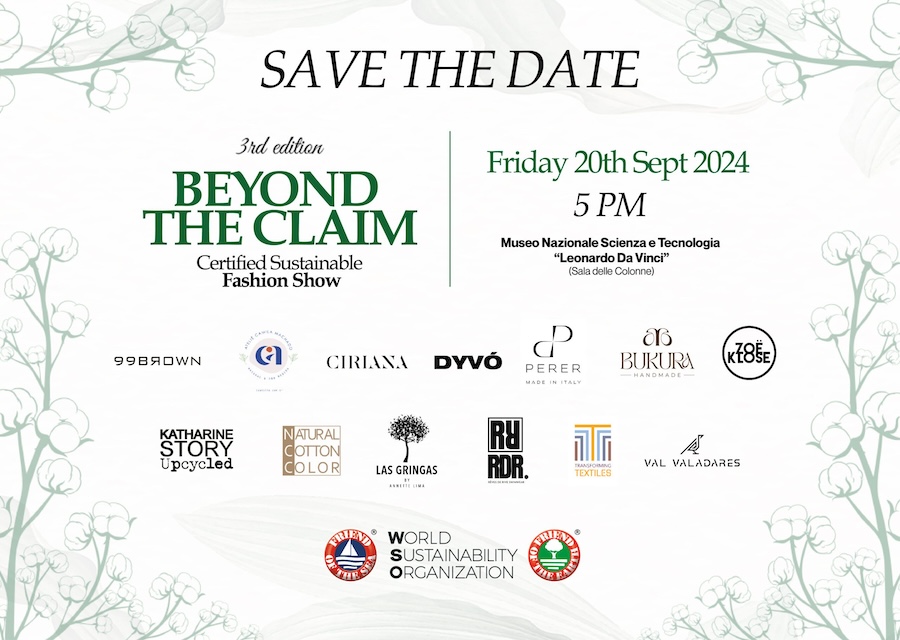 Friend of the Earth certified sustainable fashion brands from all over the world hit the runway in Milan on the 20th of September