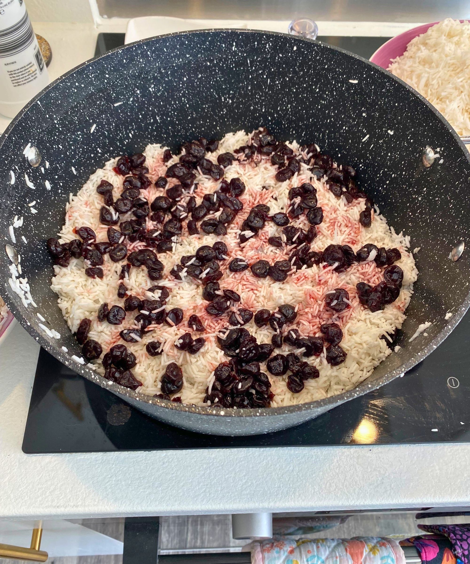 Das Rezept für Kirschreis meiner Großmutter ist in Arbeit