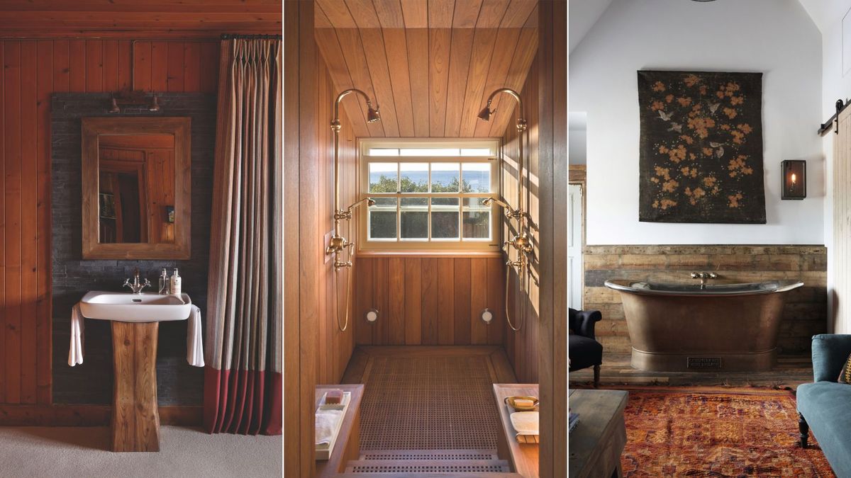 Diese alpinen Badezimmer beweisen, wie gemütlich ein Badezimmer wirklich sein kann – hier erfahren Sie, wie Sie diesen trendigen Look hinbekommen