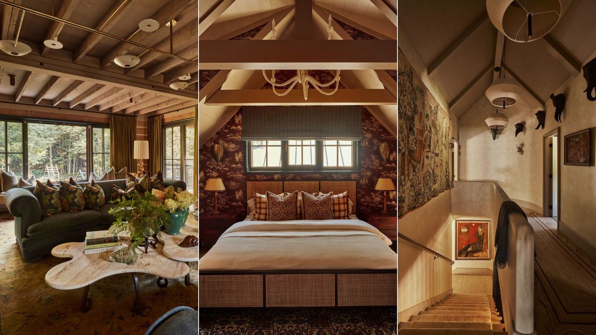 Ein einst verlassenes kanadisches Chalet wurde mit maßgefertigten Möbeln und charakteristischen Antiquitäten auf den Reisen der Designer wieder zum Leben erweckt