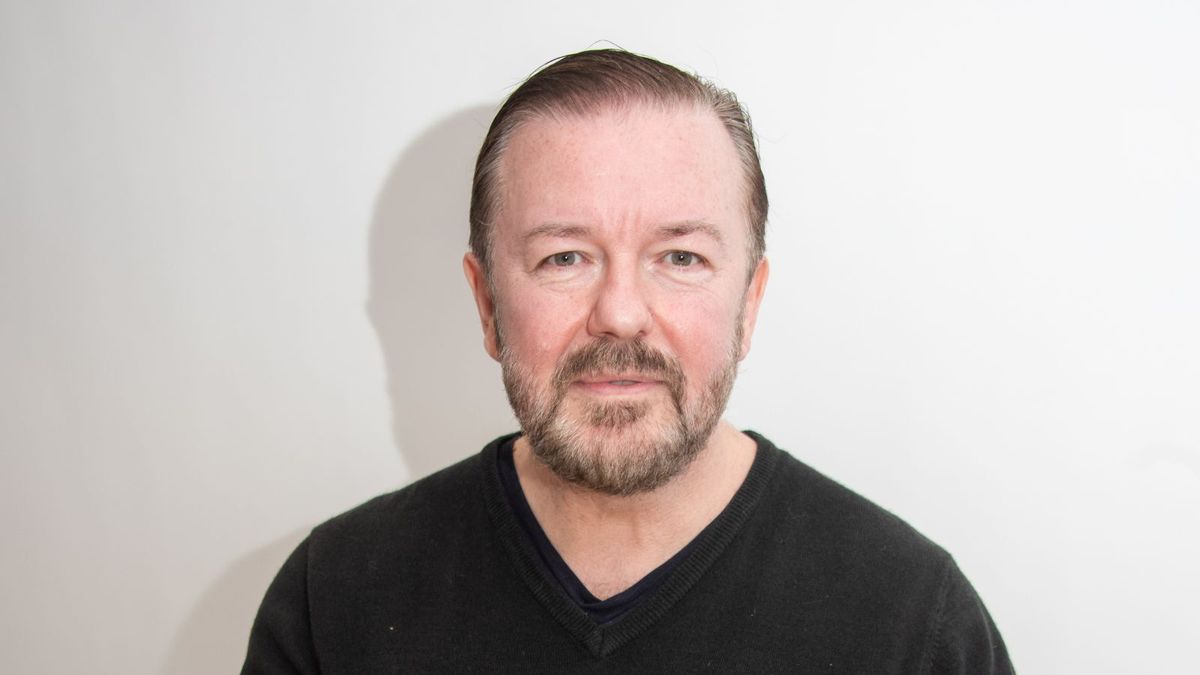 Ricky Gervais dekoriert geschmackvoll mit Weiß bis zum Eingangsausgang - Experten sagen, sein heller Raum sei eindeutig mit Absicht gestaltet