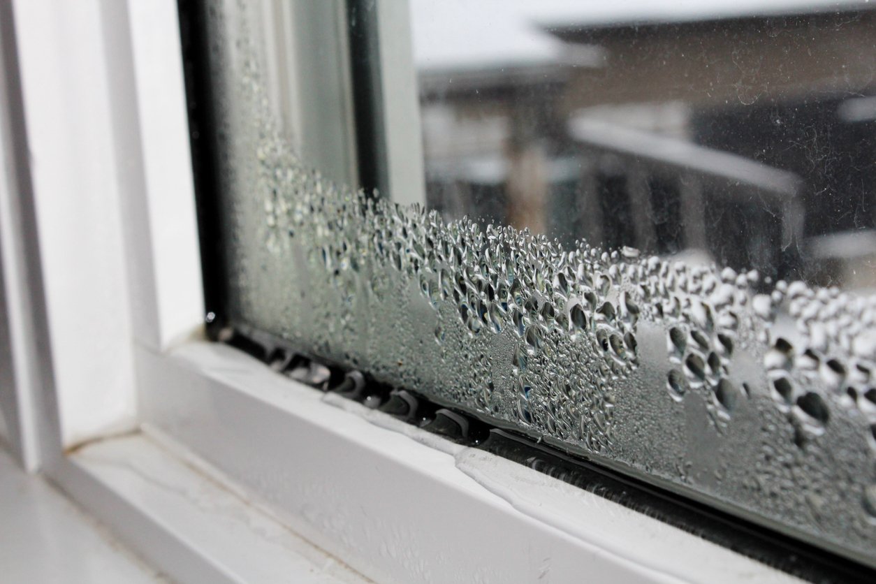Water condensation on windows