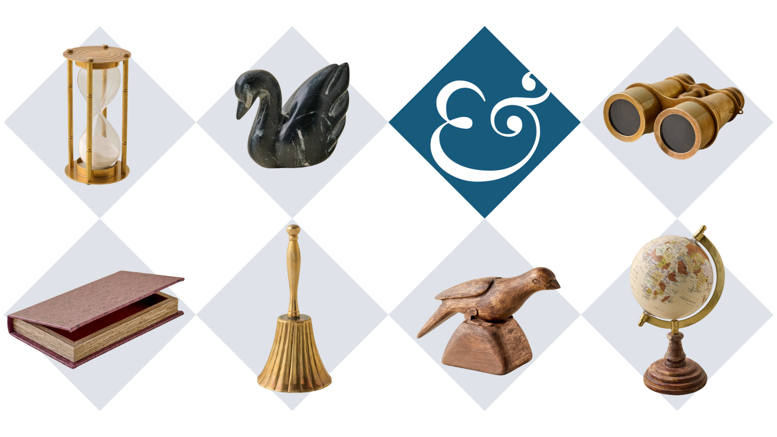 a collection of small trinkets