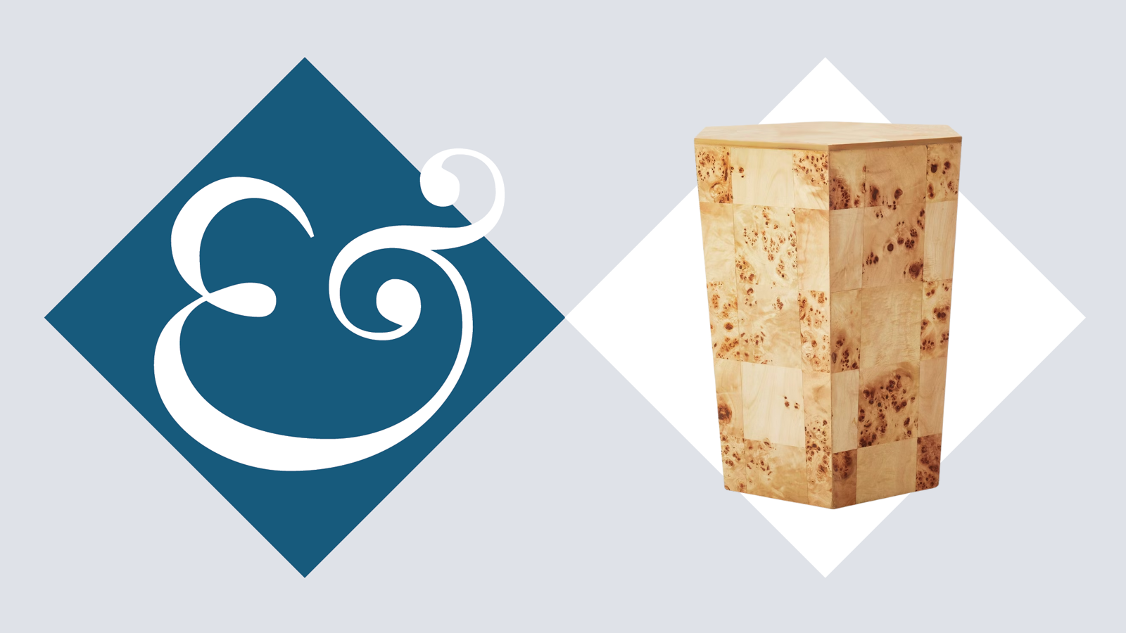 a burl wood end table