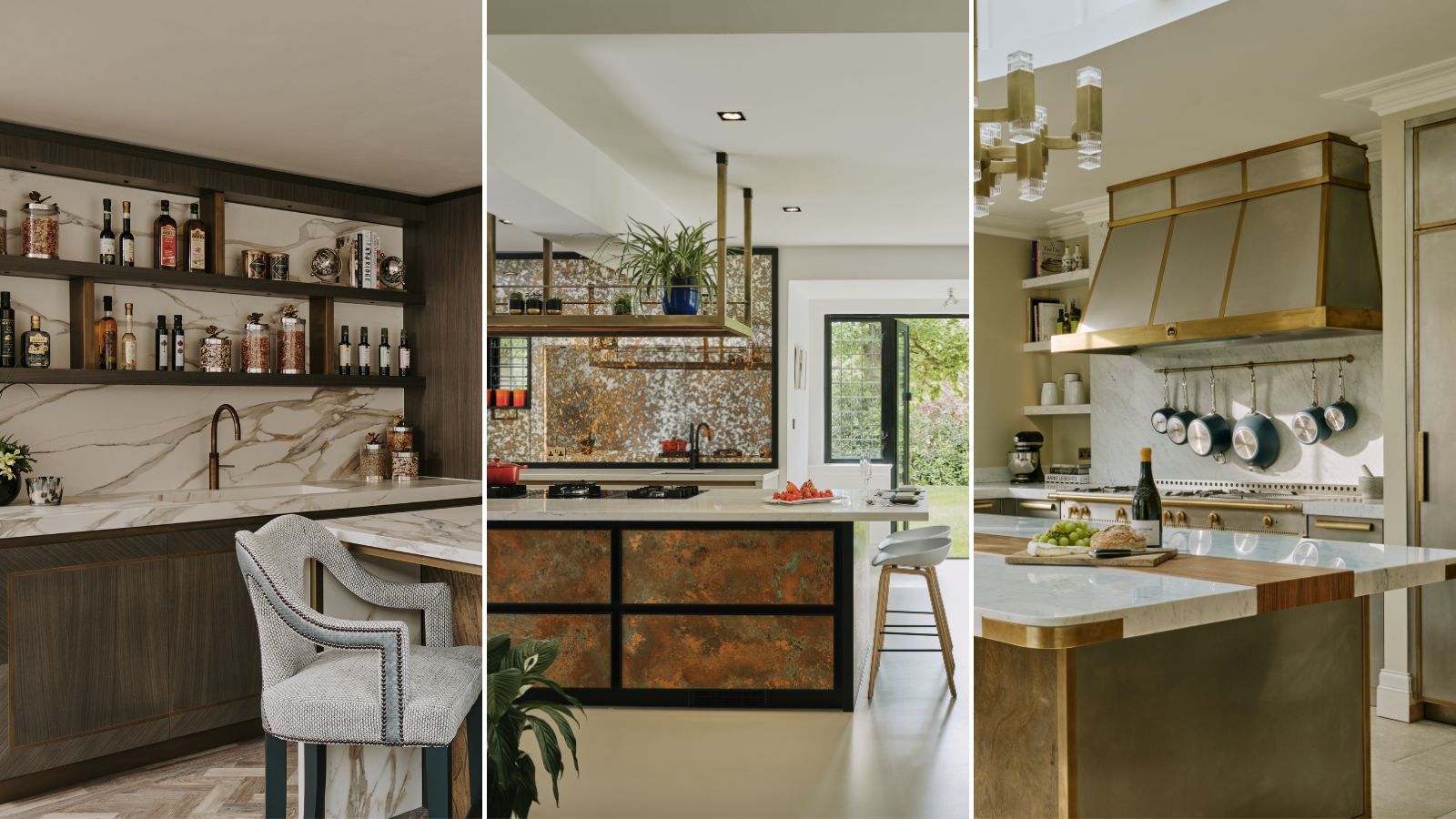 Three kitchens by Ledbury Studios