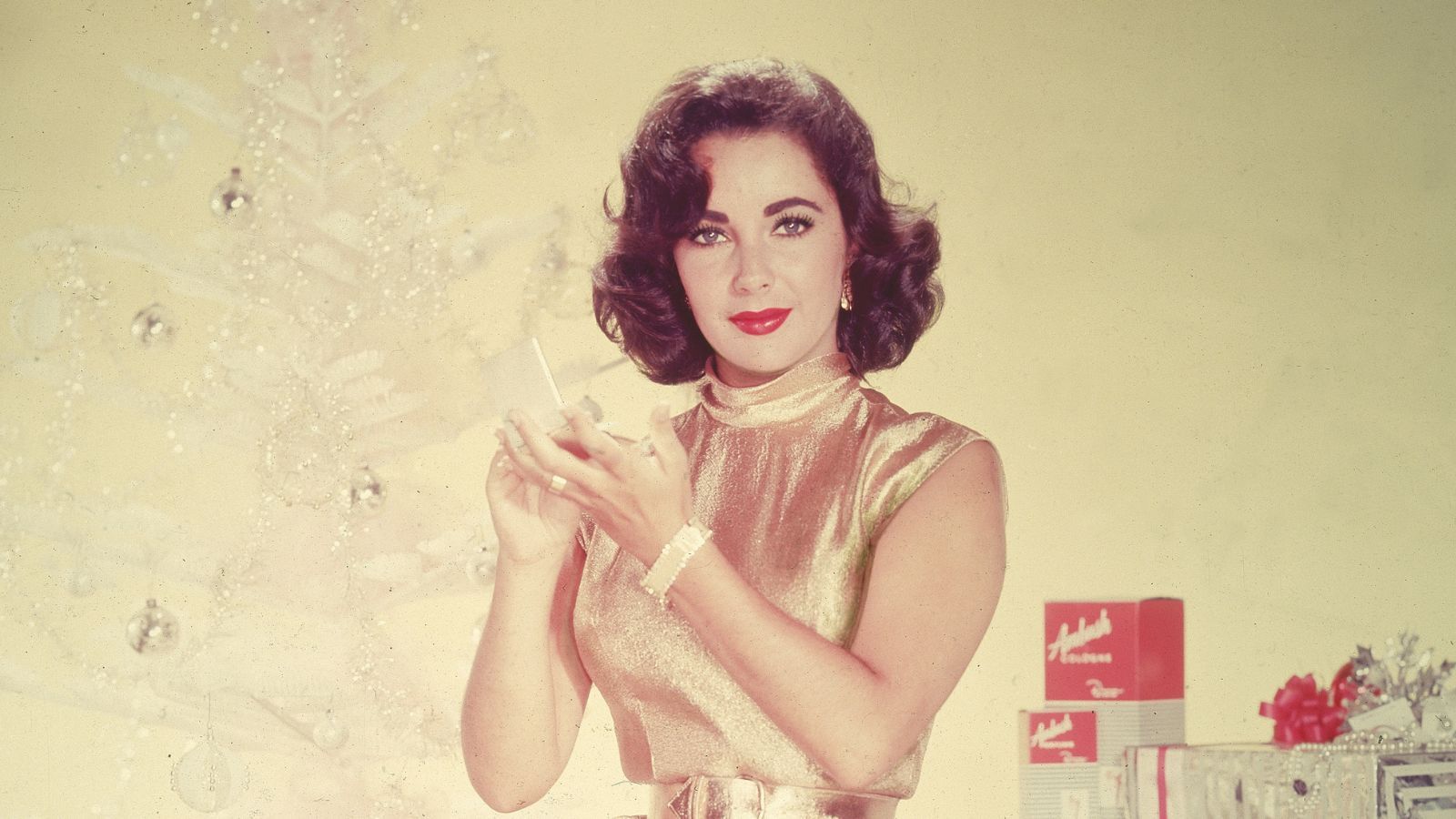 elizabeth taylor '50s christmas set