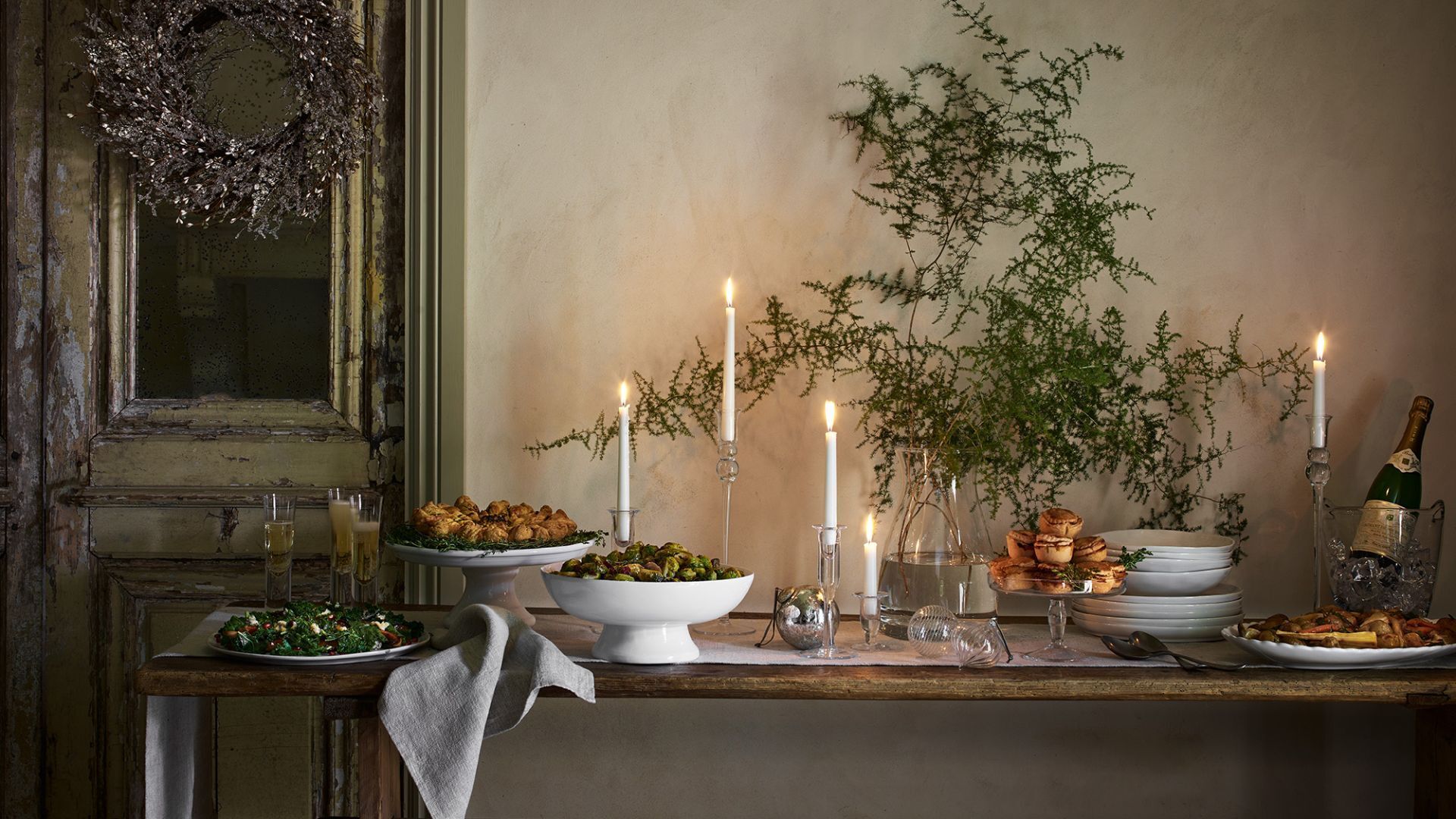 Christmas side table