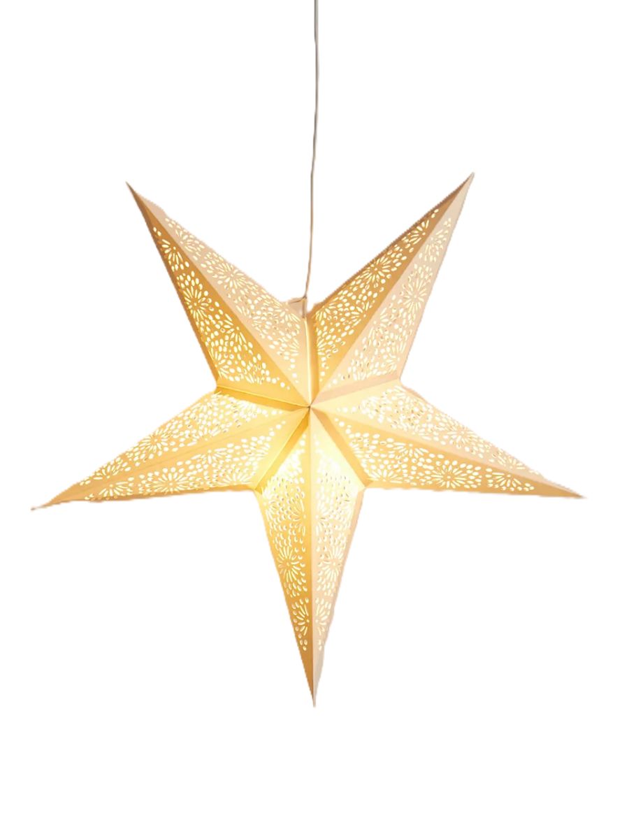 5-Punkt-Stern-Papierlaterne