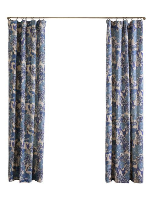 Garden Walk Leinenvorhang 