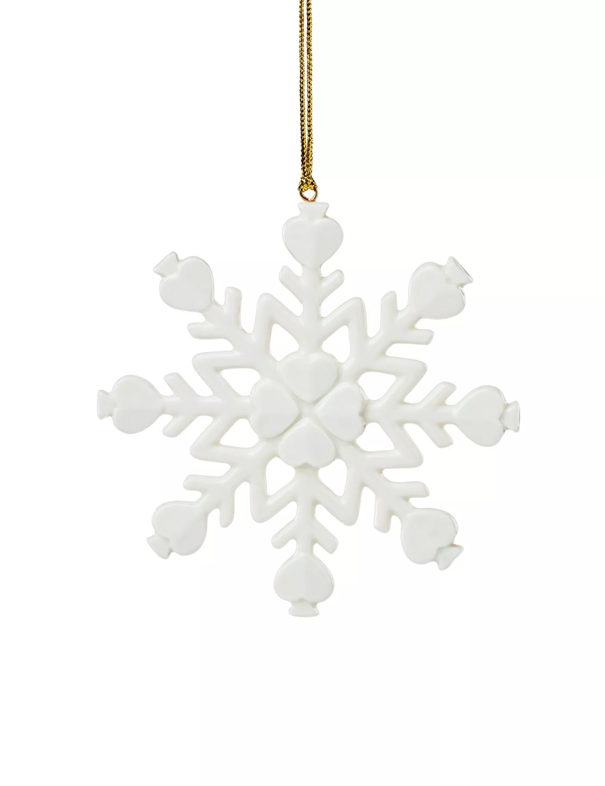 Kate Spade Be Jolly Schneeflocken-Ornament