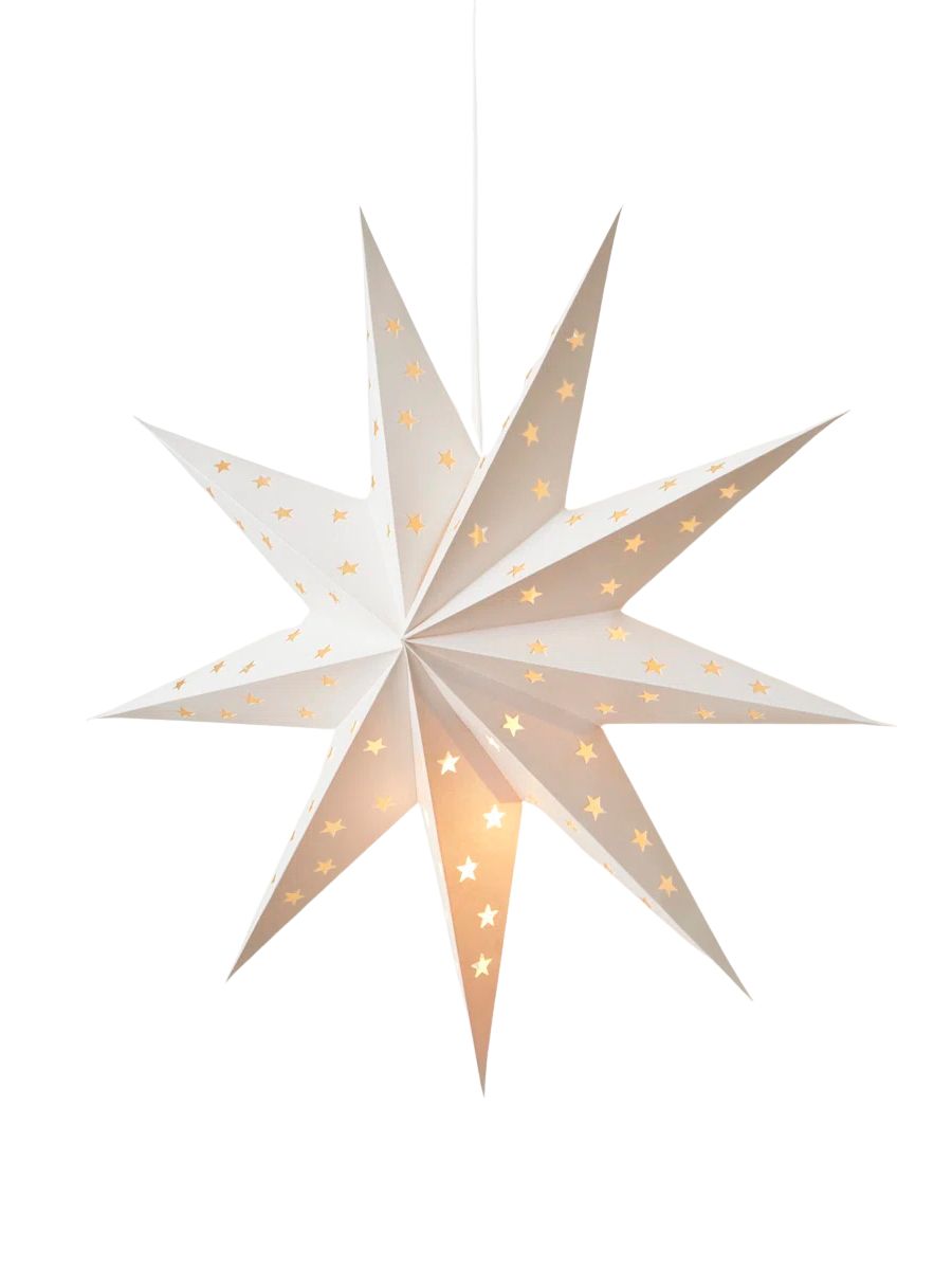 9-spitziges Papiersternlicht