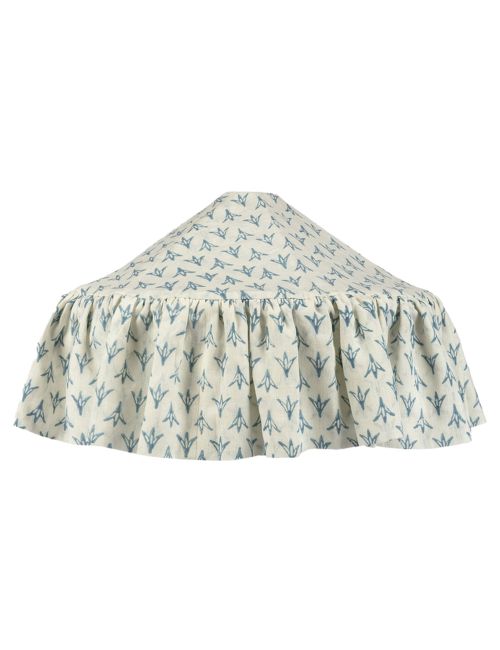 Petrol Papaya-Leinen-Pantry-Lampenschirm