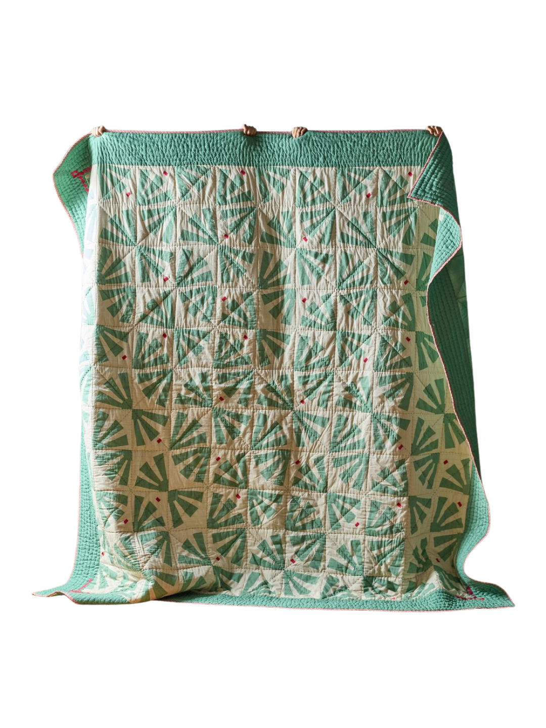 Ellis Zweifarbige Patchwork-Steppdecke