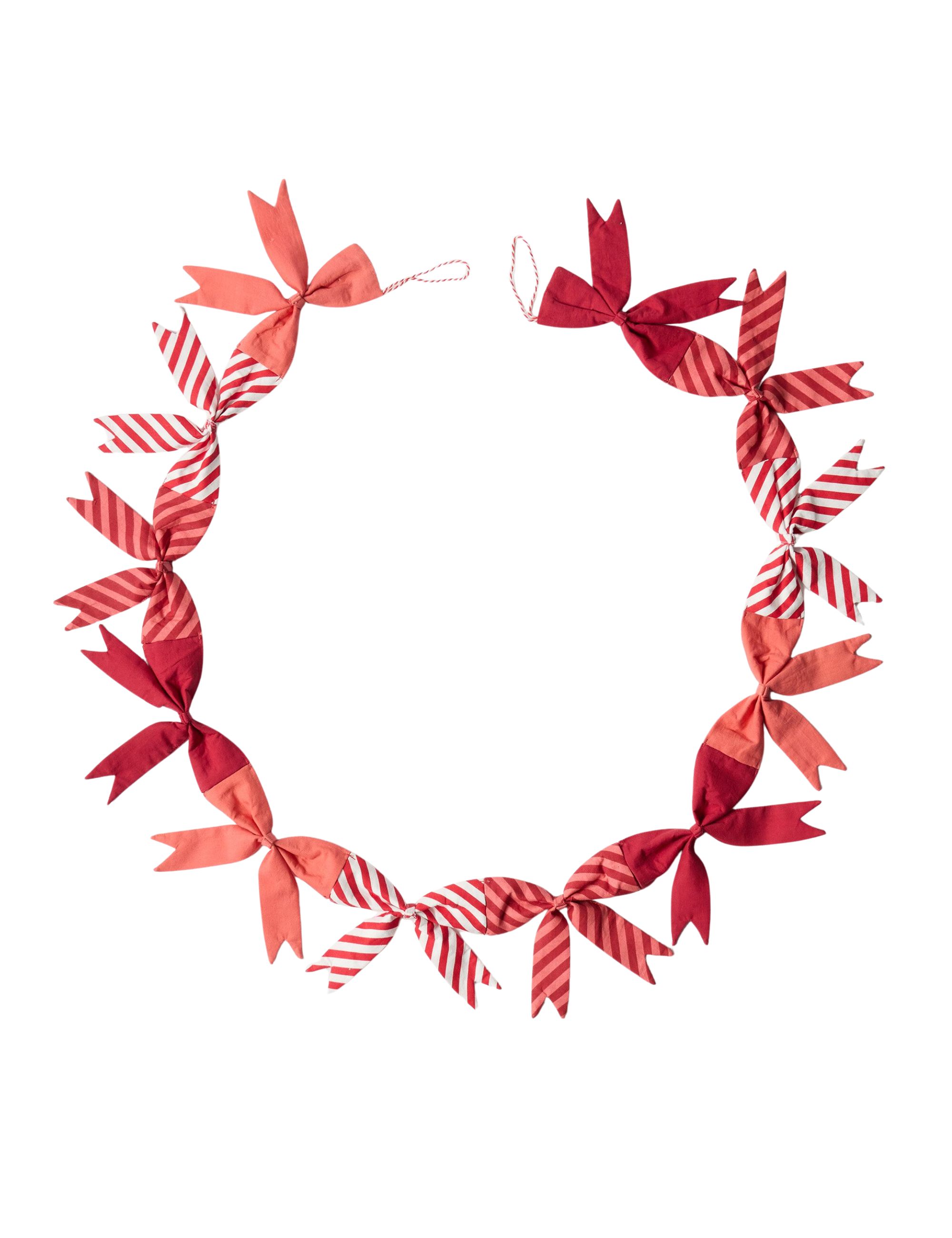 Weihnachtsschleifen-Girlande