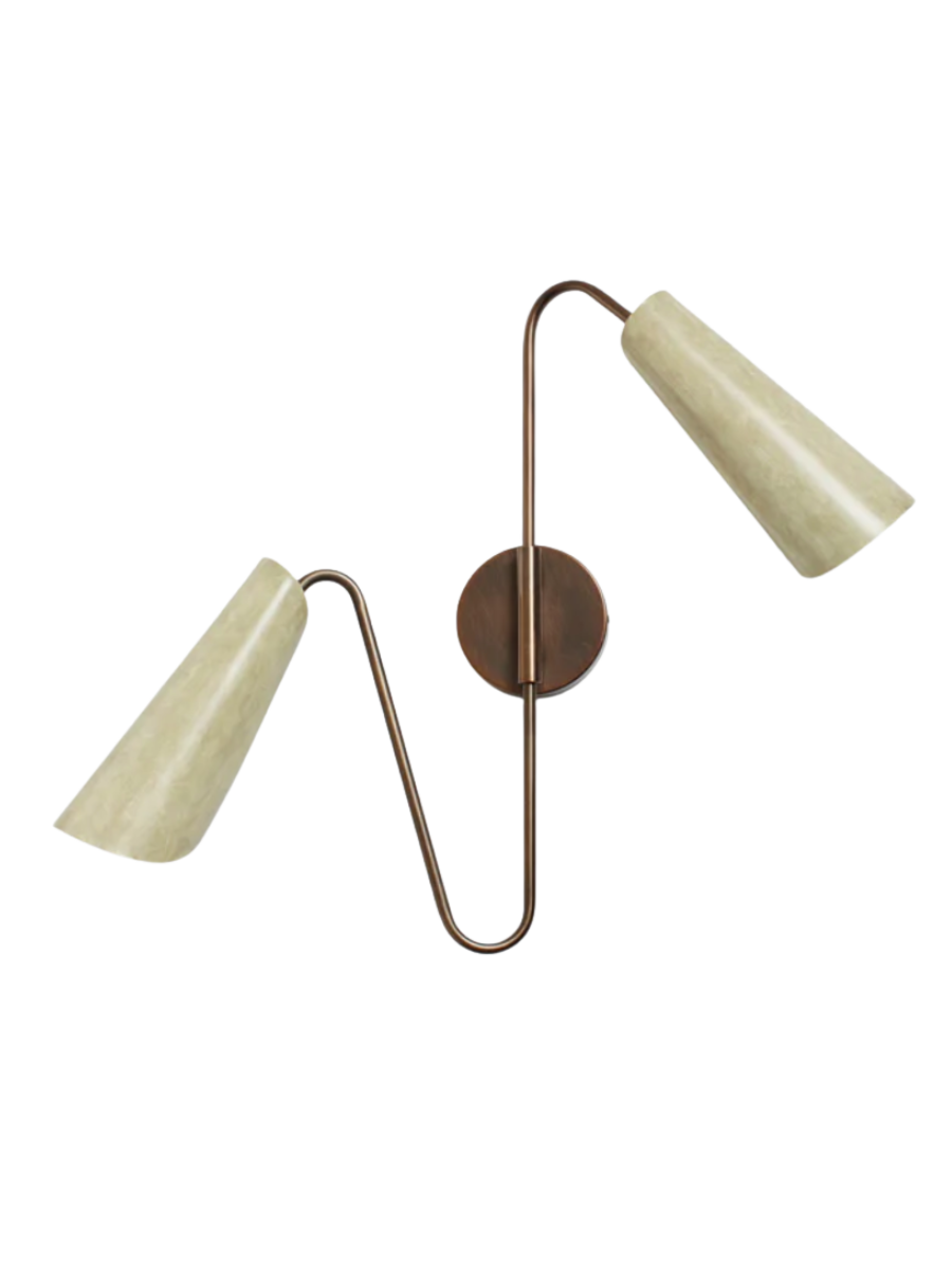 Etherea Twin Wandleuchte