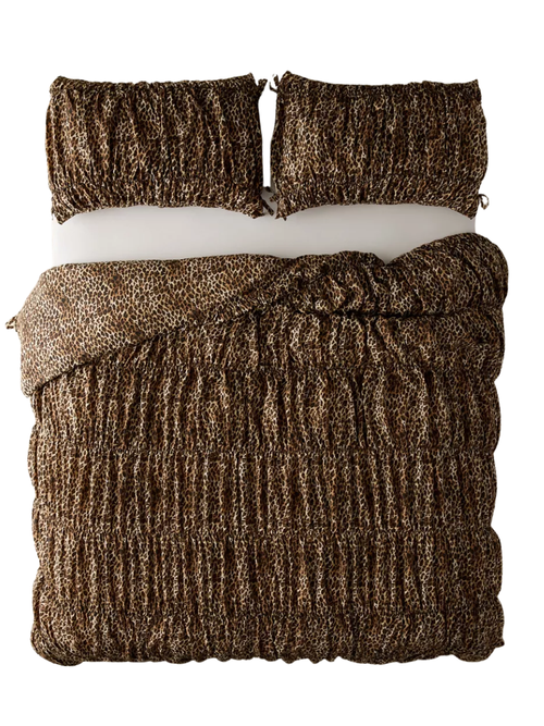 Bedruckter Bettbezug mit schmalem Kern