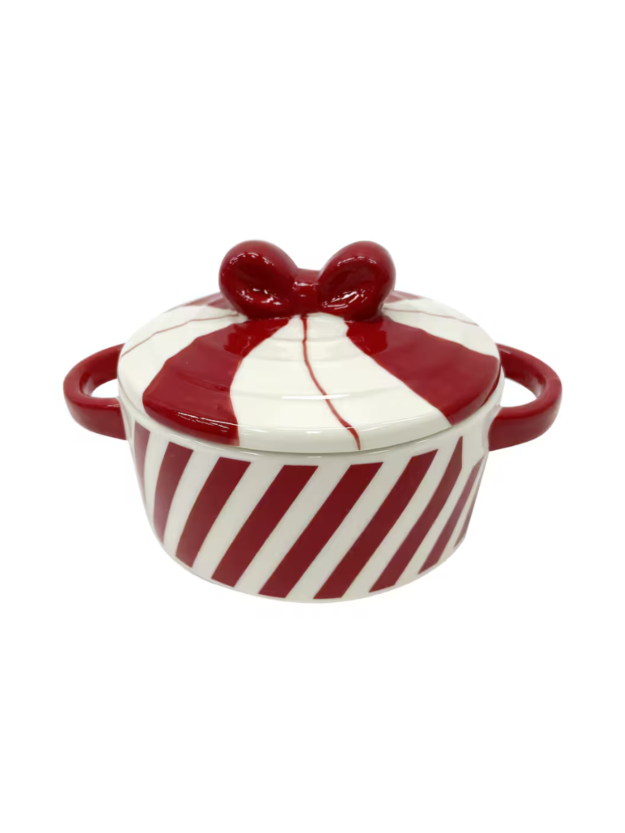 Mini Stripes Keramik-Cocotte