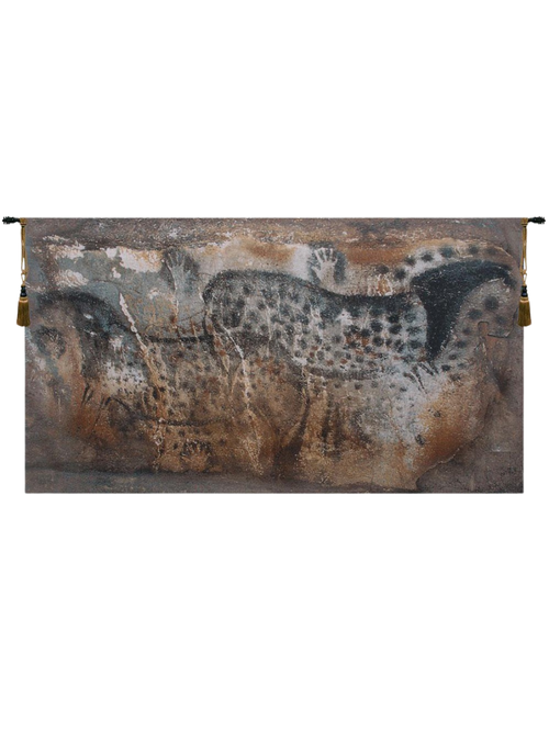 Hände und Pferde Wandteppich 