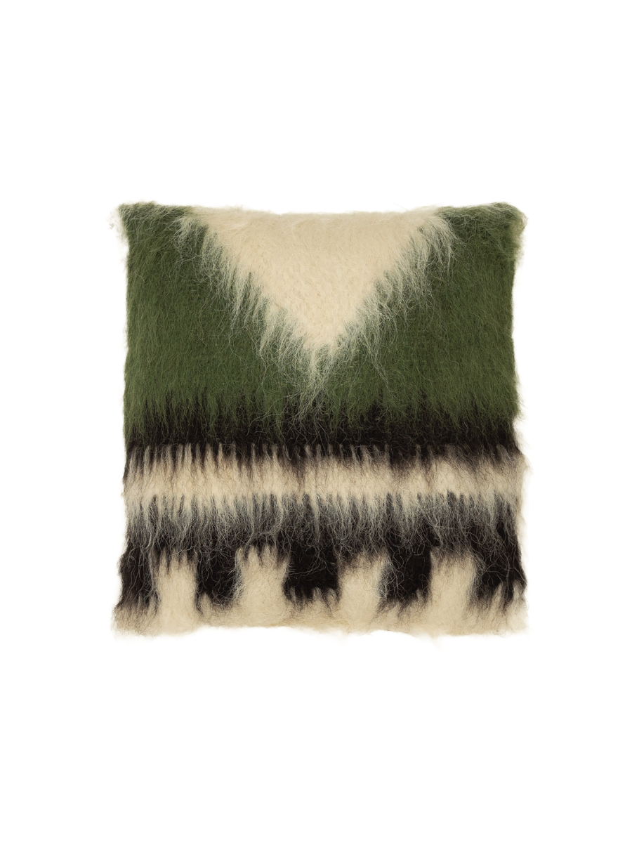 Dreieckskissen Khaki & Beige