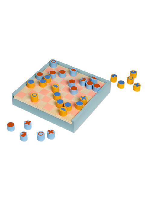 2-in-1-Schach- und Dame-Set