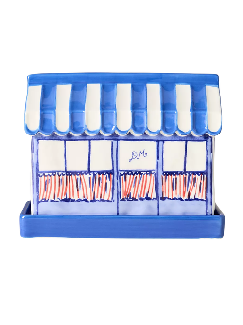 Butterdose aus Steinzeug von Damson Madder