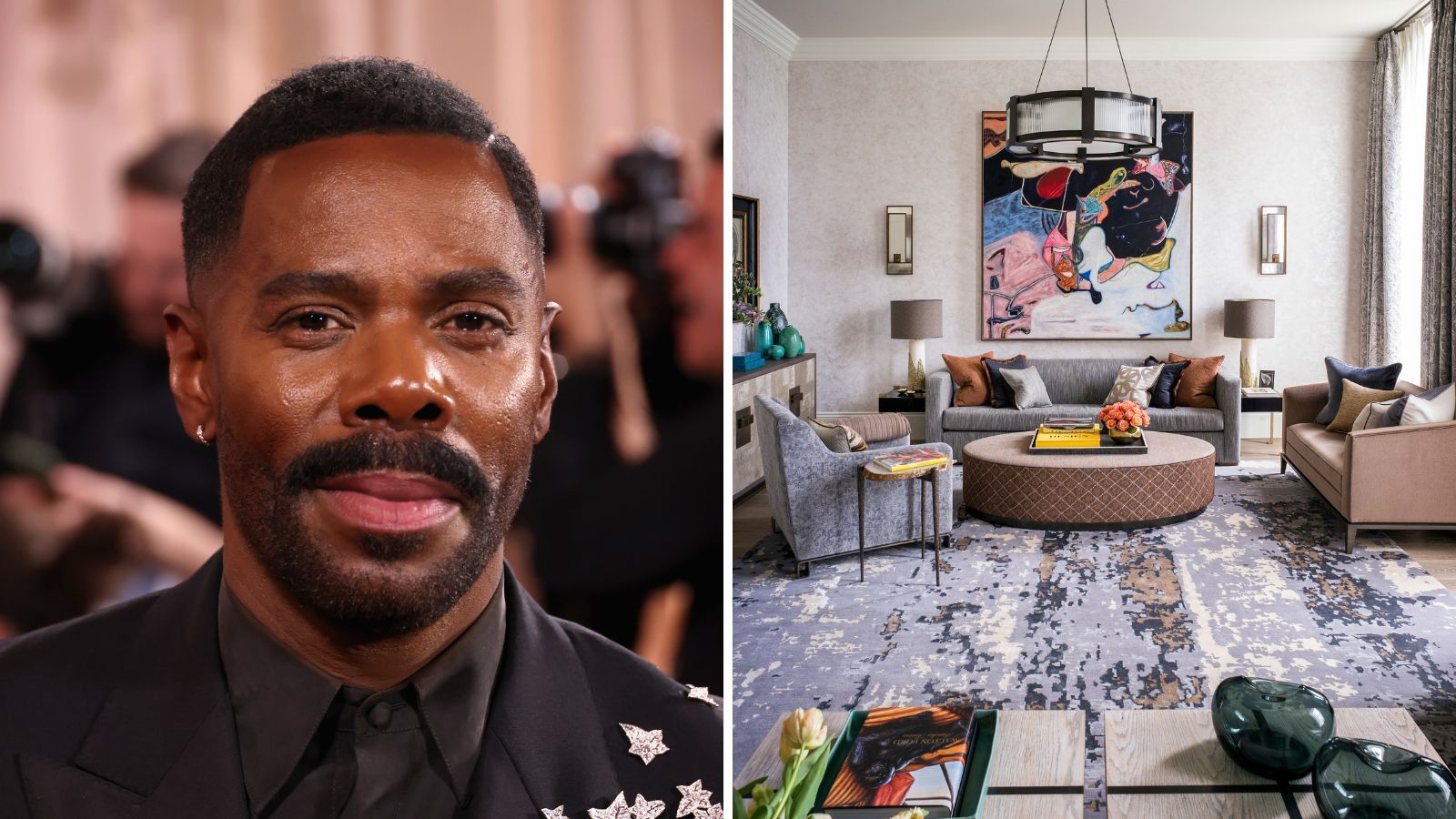 Colman Domingo / Colorful living room