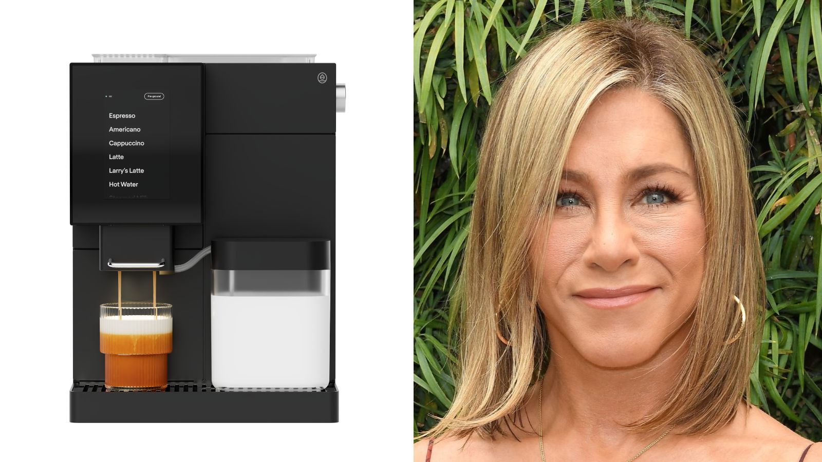 Jennifer Aniston espresso machine