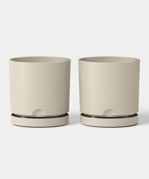 Übertopf aus recyceltem Harz für den Innen- und Außenbereich