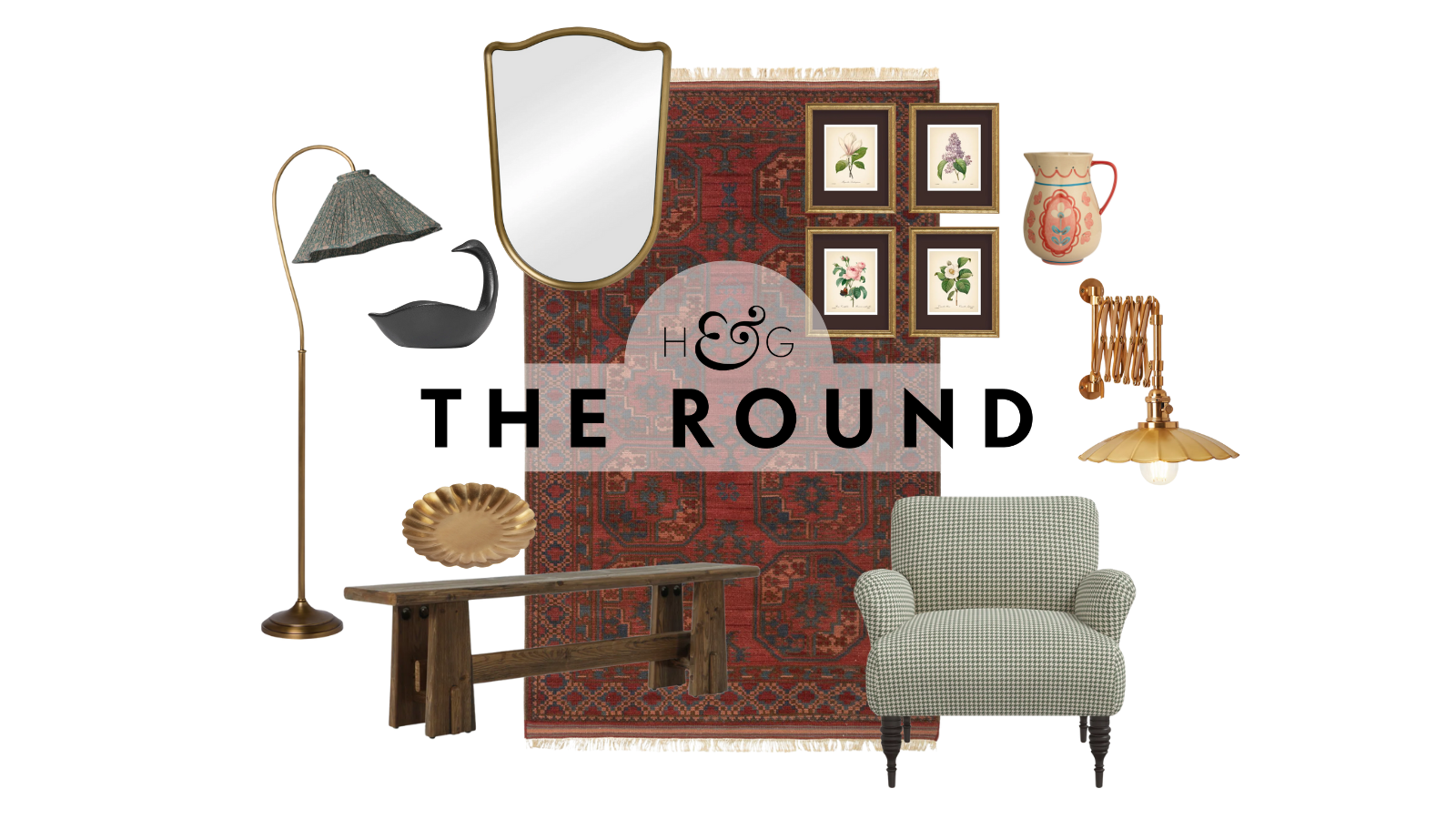 eine Auswahl an Wohnaccessoires