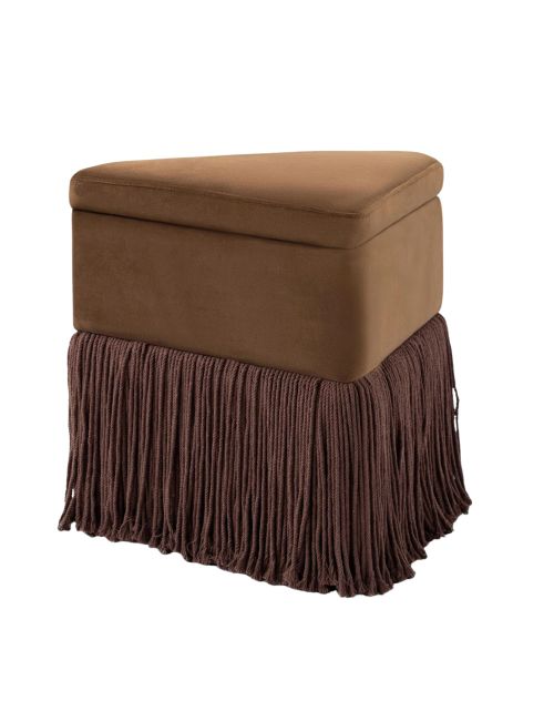 Keyia Samt-Ottomane / Hocker