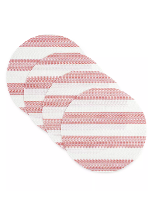 Basics Cabana Stripe Outdoor-Tischsets, 4er-Set