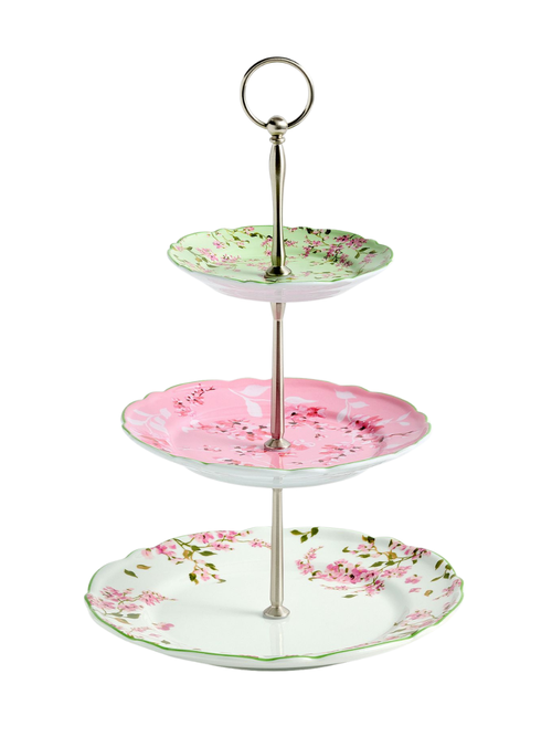 Gartengitter-Ständer aus Porzellan