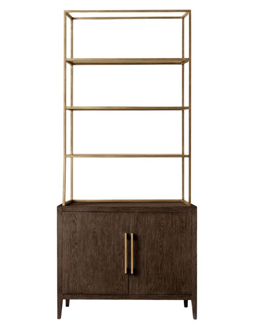 Französisches zeitgenössisches offenes Sideboard und Stall mit Doppeltür