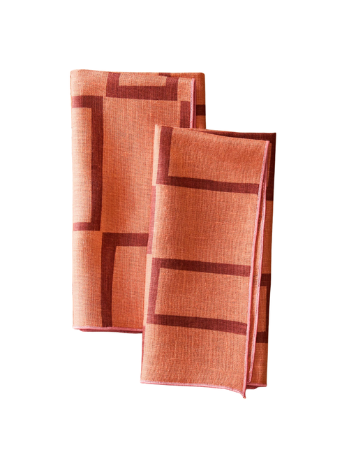 Willow Ship Windows-Servietten. 2er-Set