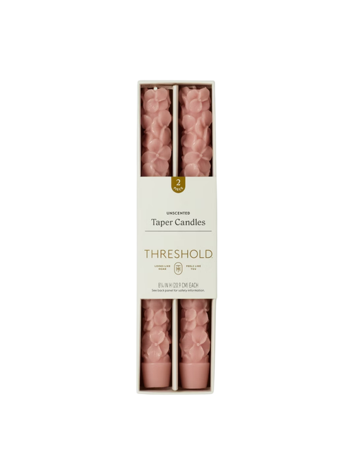 Hortensienkerzen in Blumenform, 2er-Set