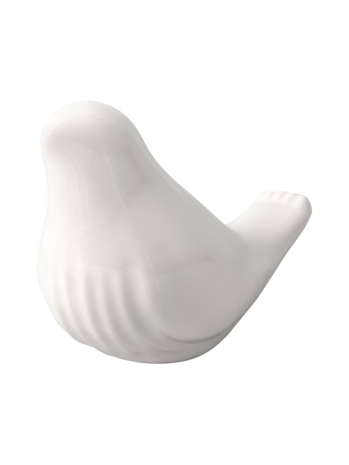 Keramikvogel mit Perlen 