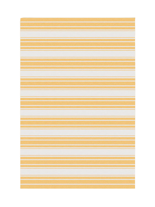 Marina Stripe Gelber Outdoor-Teppich