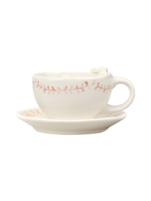 Osterhasen-Teetasse mit Untertasse