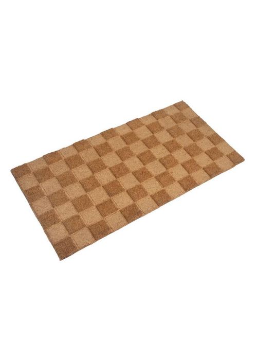 Fußmatte aus Kokosfaser mit Gravur von Storied Home