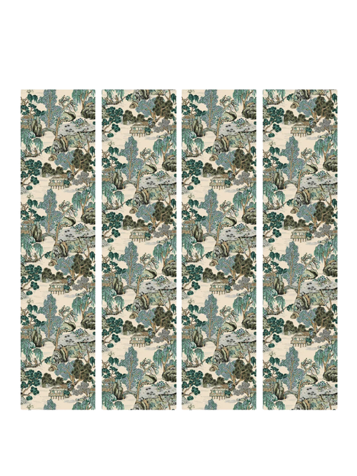 Japanische Garten-Tapetenrolle zum Abziehen und Aufkleben