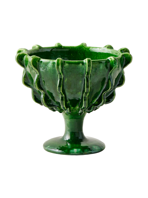 Keramikvase mit Fuß