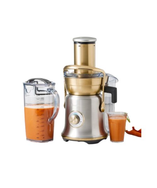 Breville Juice Fountain® Cold XL, Edelstahl und Messing