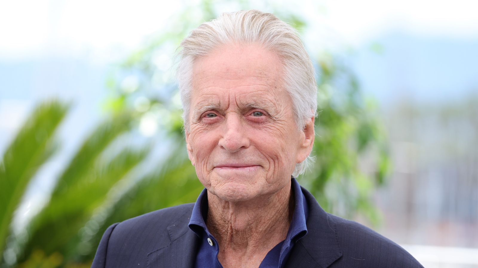 michael douglas in front of the ocean