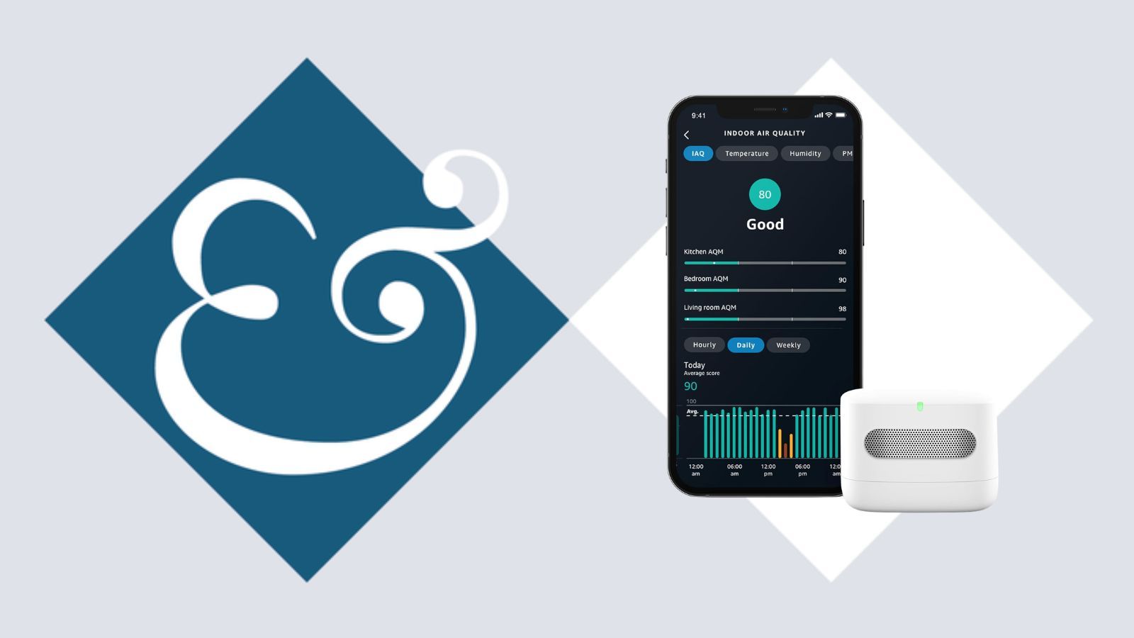 Air quality monitor hero header