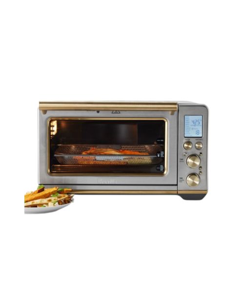 Breville Smart Oven® Heißluftfritteuse, Edelstahl und Messing