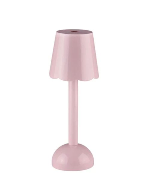 Wiederaufladbare LED-Lampe mit rosa Jakobsmuschel