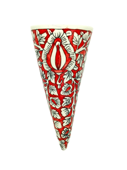 Handgefertigter Keramik-Wandpflanzer 