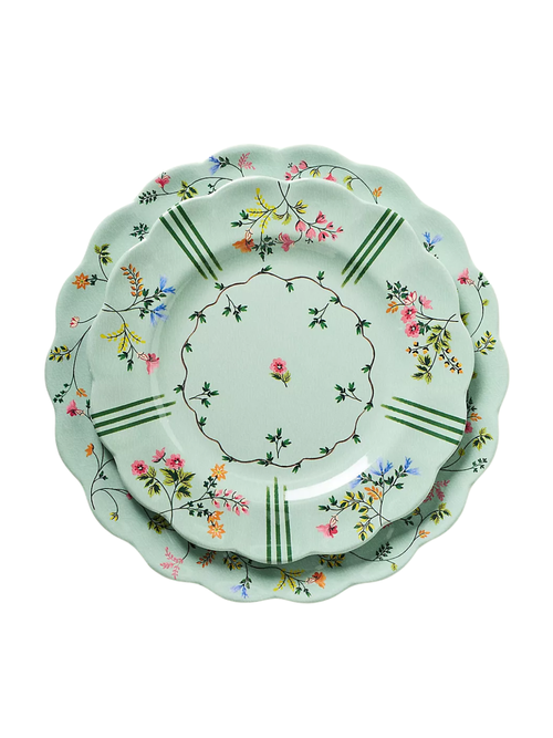 Annette Floral Melamin-Dessertteller, 4er-Set