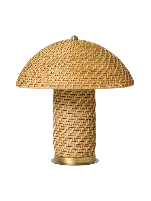 Rattan-Akzent-Tischlampe 